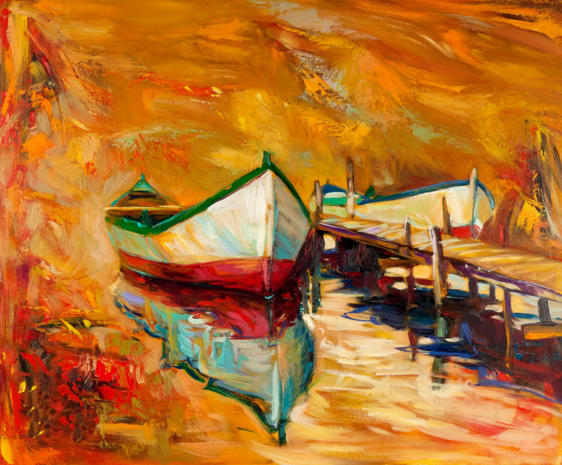 Boats And Pier By Boyan Dimitrov