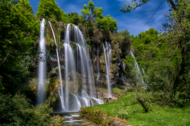 France Waterfalls Brochaux Waterfall Crag