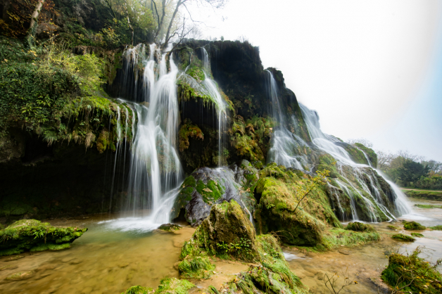 France Waterfalls Cascade Des Tufs Moss