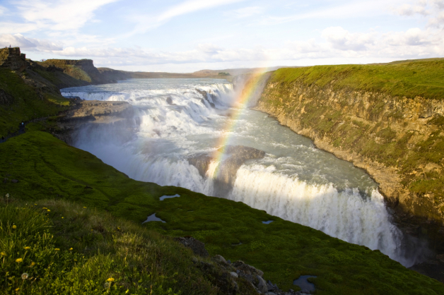 Iceland Waterfalls Rainbow