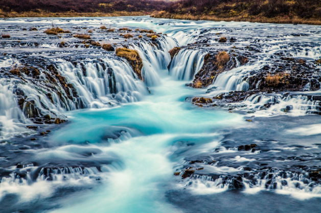 Iceland Waterfalls Turquoise