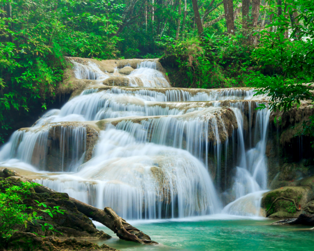 Thailand Parks Waterfall Green Lake