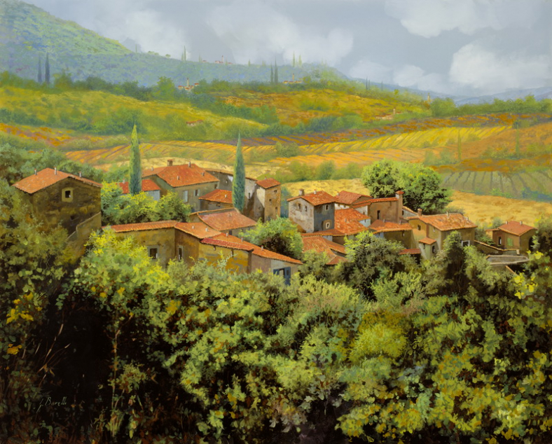 Tuscan Landscape Guido Borelli
