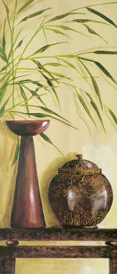 Bamboo And Vases I