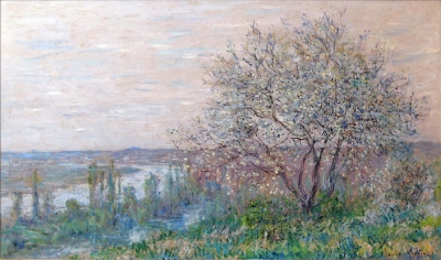 Spring Effect, Landscape Near Vetheuil, 1880
