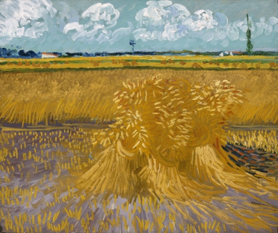 Wheat Field With Sheaves, 1888