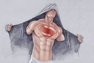 Fantasy world Atr Decor Comics Superman Heroes Art. No:10000021449