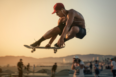 Sport Art & Photo Prints Decor Skateboard Men Jump Art. No: 10000014606