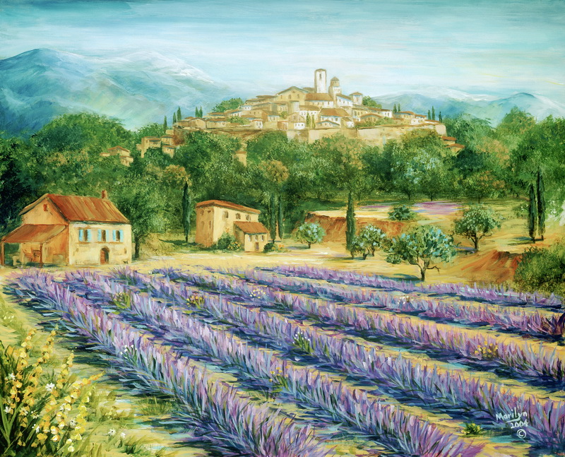 French Country Paintings - Marlyn Dunlap