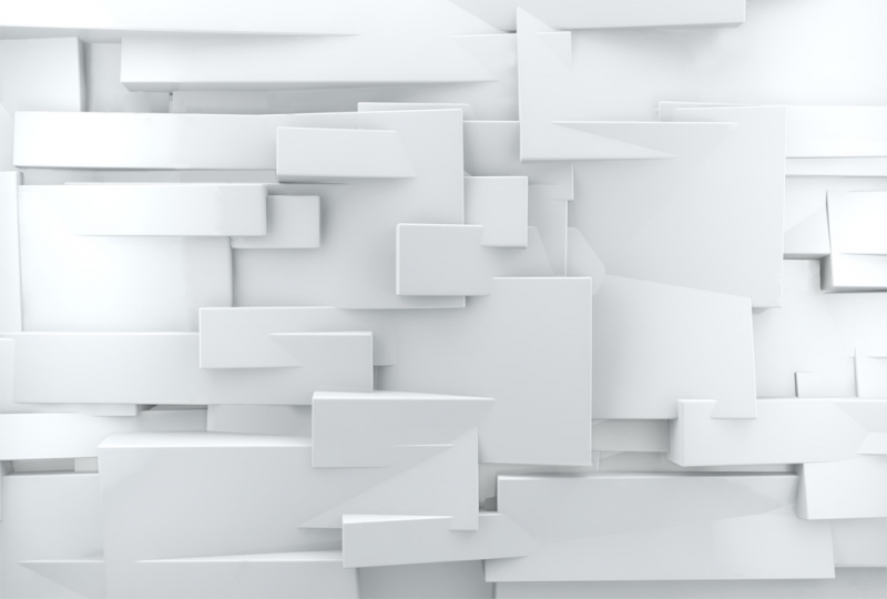 White Abstraction 3D